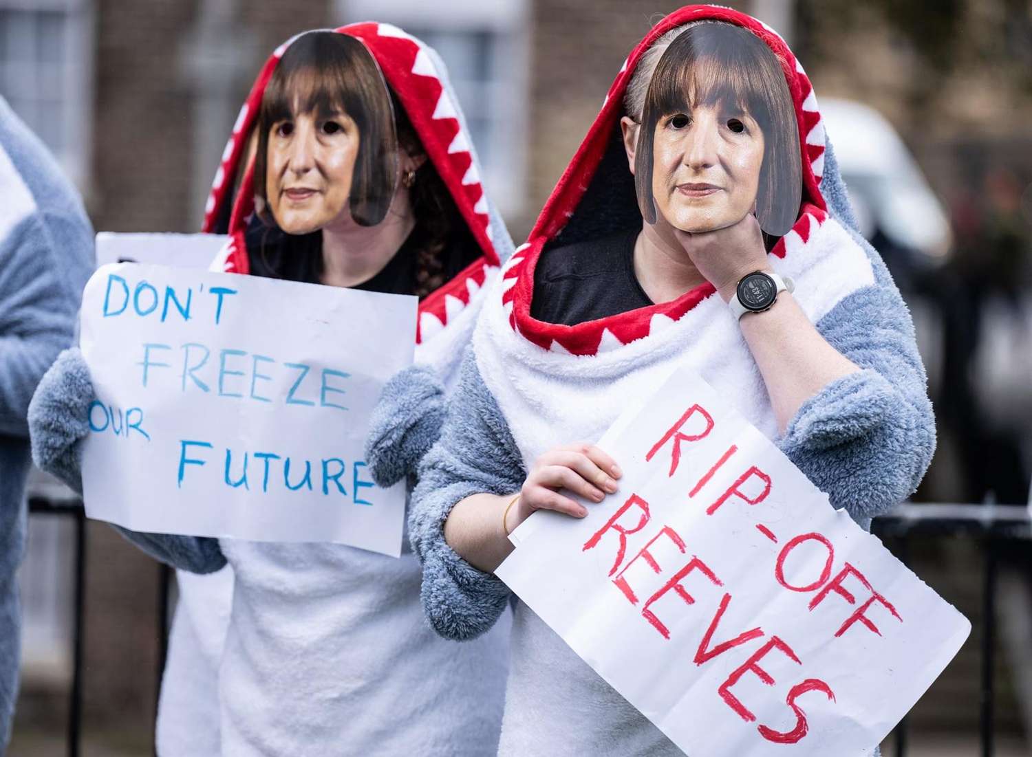 A protest outside the Palace of Westminister, where there were calls for student loan reform.jpg